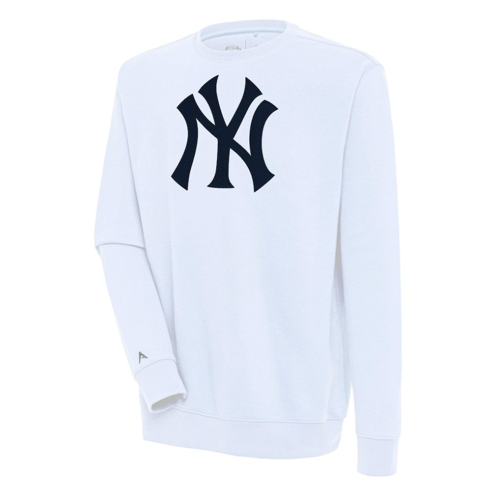 New York Yankees Antigua Victory Pullover Sweatshirt White
