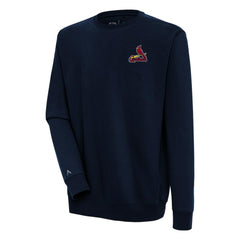 St. Louis Cardinals Antigua Victory Pullover Sweatshirt Navy
