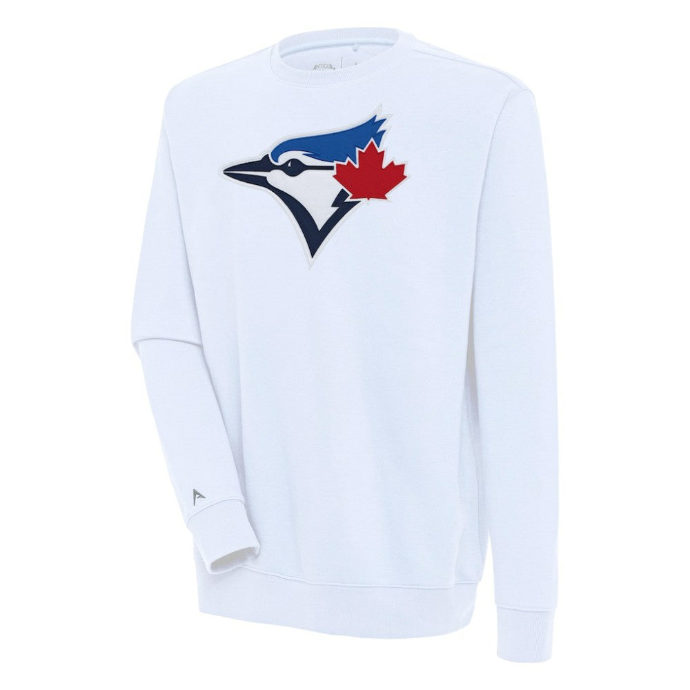 Toronto Blue Jays Antigua Victory Pullover Sweatshirt White