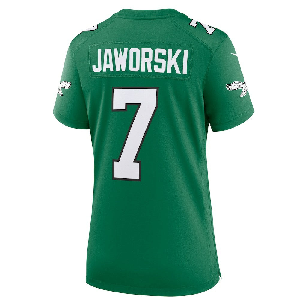Ron Jaworski Philadelphia Eagles Women's Alternate Game Jersey - Kelly Green cheap