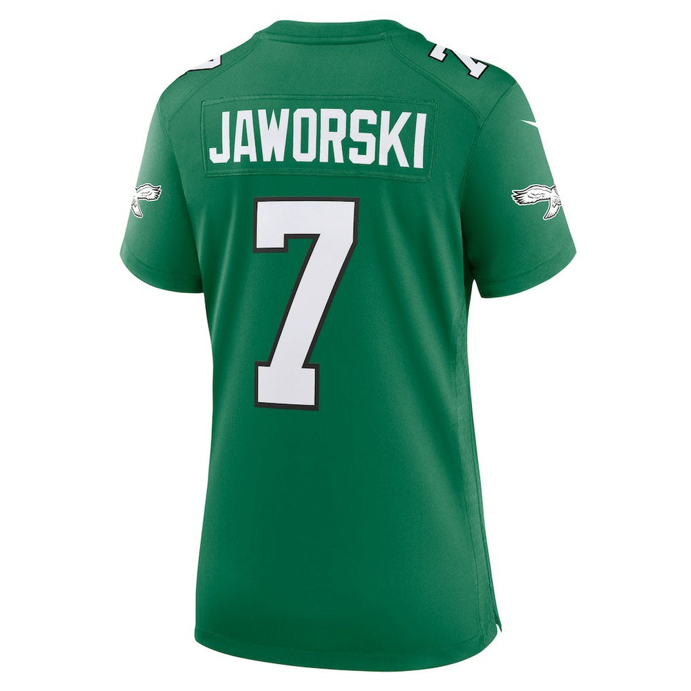 Ron Jaworski Philadelphia Eagles Women's Alternate Game Jersey - Kelly Green cheap