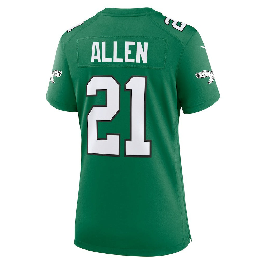 Eric Allen Philadelphia Eagles Women's Alternate Game Jersey - Kelly Green sale