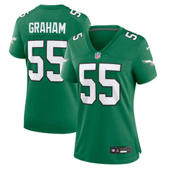 Brandon Graham Philadelphia Eagles Women's Alternate Game Jersey - Kelly Green cheap