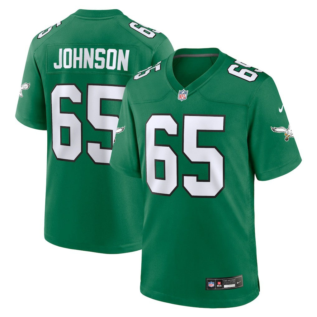 Lane Johnson Philadelphia Eagles Alternate Game Jersey - Kelly Green discount