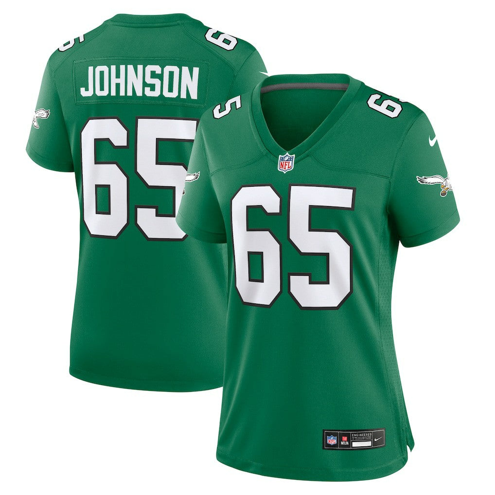Lane Johnson Philadelphia Eagles Women's Alternate Game Jersey - Kelly Green online