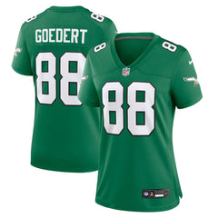 Dallas Goedert Philadelphia Eagles Women's Alternate Game Jersey - Kelly Green sale