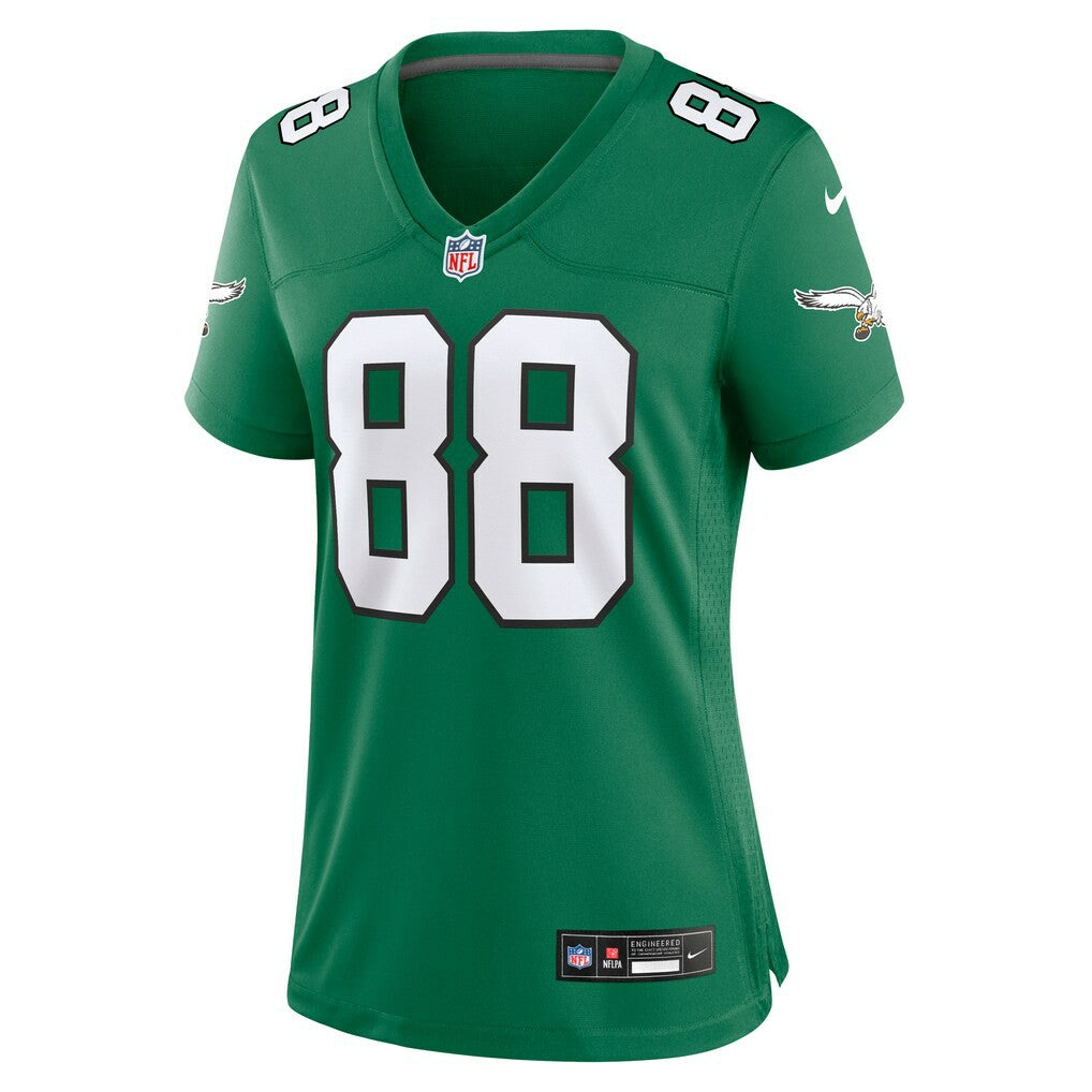 Dallas Goedert Philadelphia Eagles Women's Alternate Game Jersey - Kelly Green sale