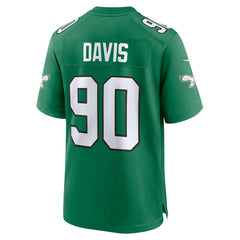 Jordan Davis Philadelphia Eagles Alternate Game Jersey - Kelly Green online