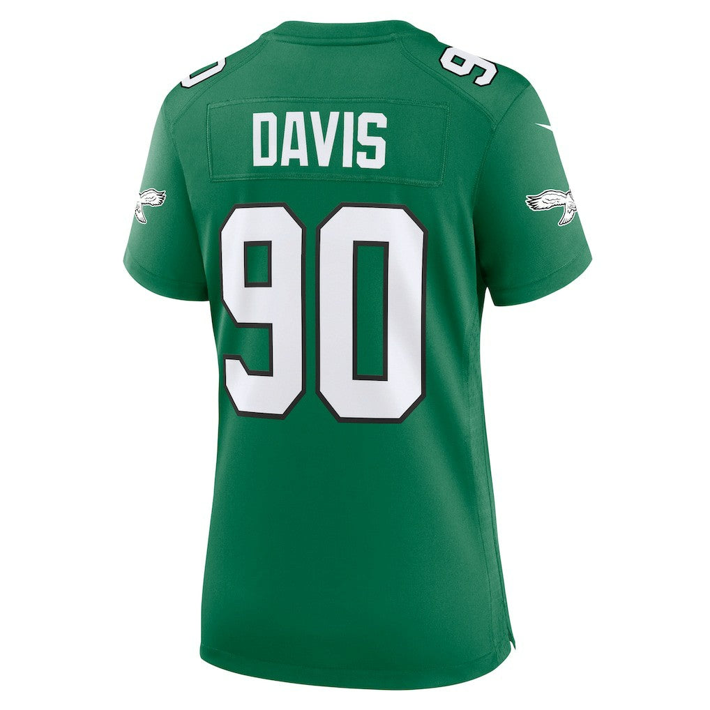 Jordan Davis Philadelphia Eagles Women's Alternate Game Jersey - Kelly Green cheap