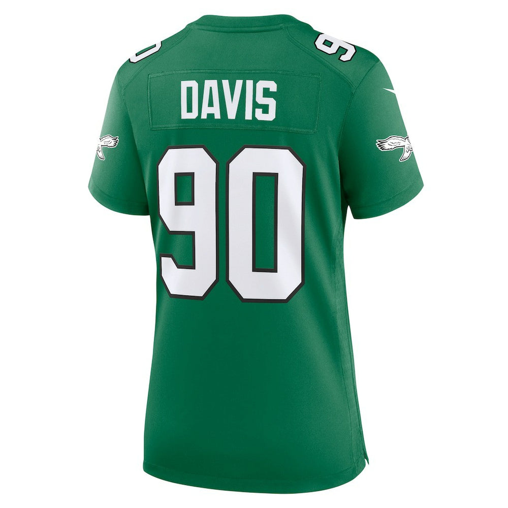 Jordan Davis Philadelphia Eagles Women's Alternate Game Jersey - Kelly Green cheap