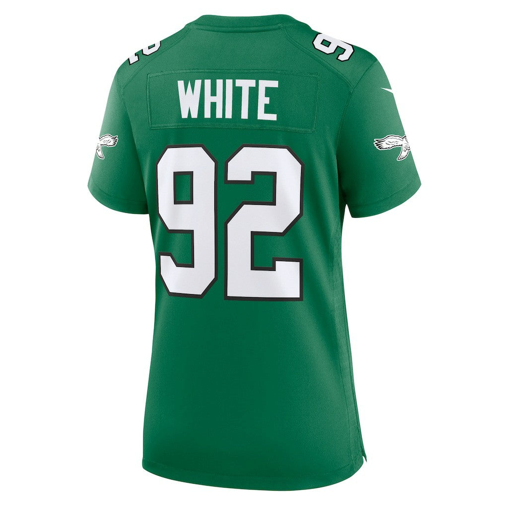 Reggie White Philadelphia Eagles Women's Alternate Game Jersey - Kelly Green sale