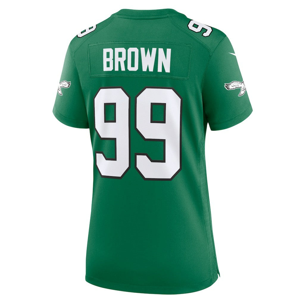 Jerome Brown Philadelphia Eagles Women's Alternate Game Jersey - Kelly Green sale