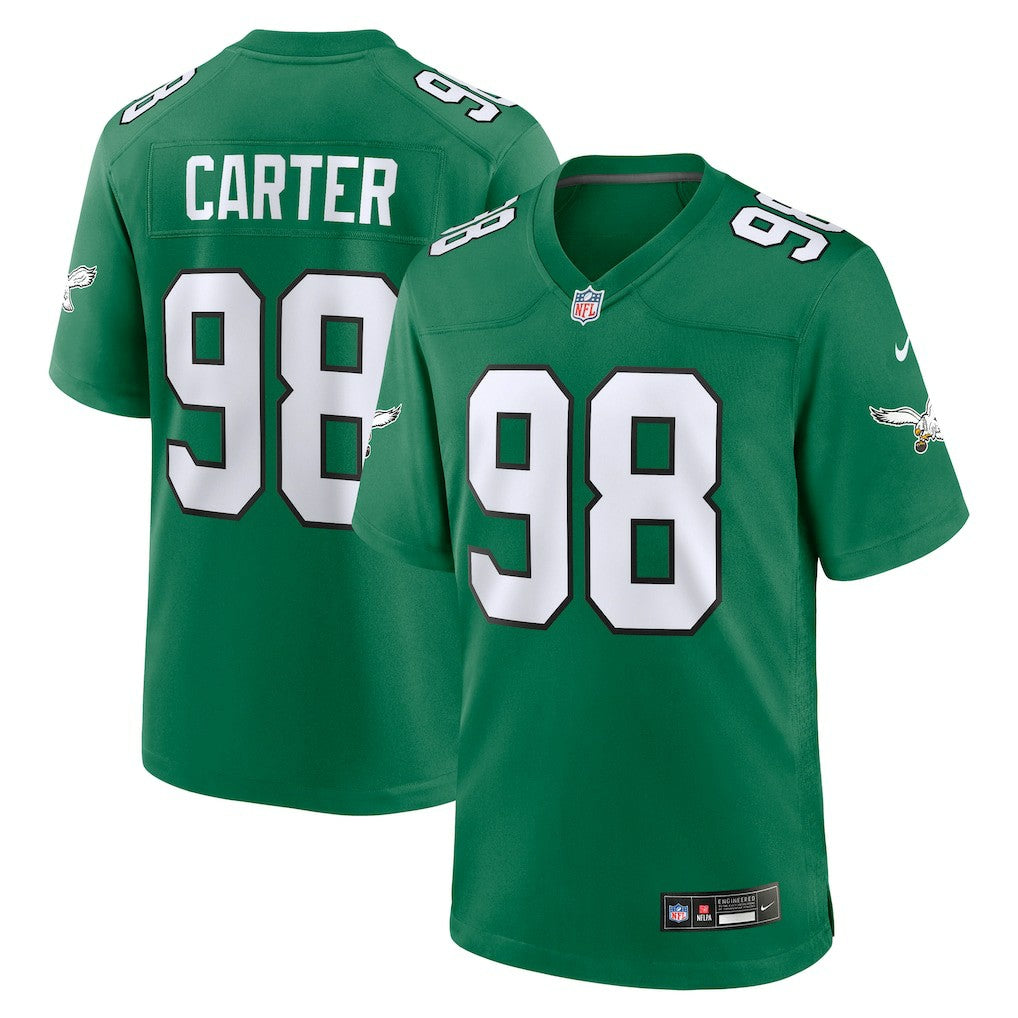 Jalen Carter Philadelphia Eagles Alternate Game Jersey - Kelly Green for sale