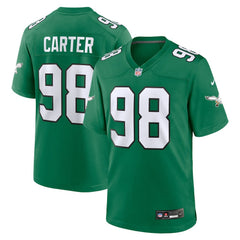 Jalen Carter Philadelphia Eagles Alternate Game Jersey - Kelly Green for sale