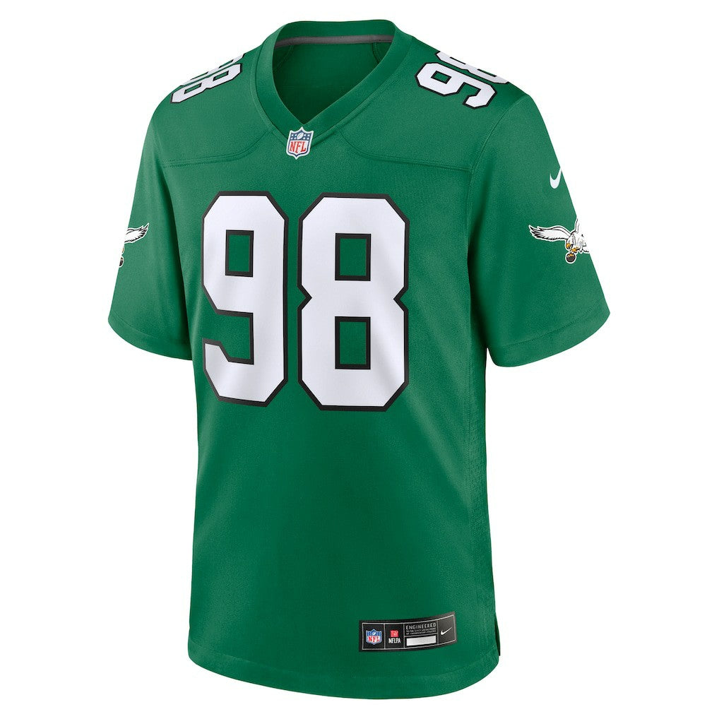 Jalen Carter Philadelphia Eagles Alternate Game Jersey - Kelly Green for sale