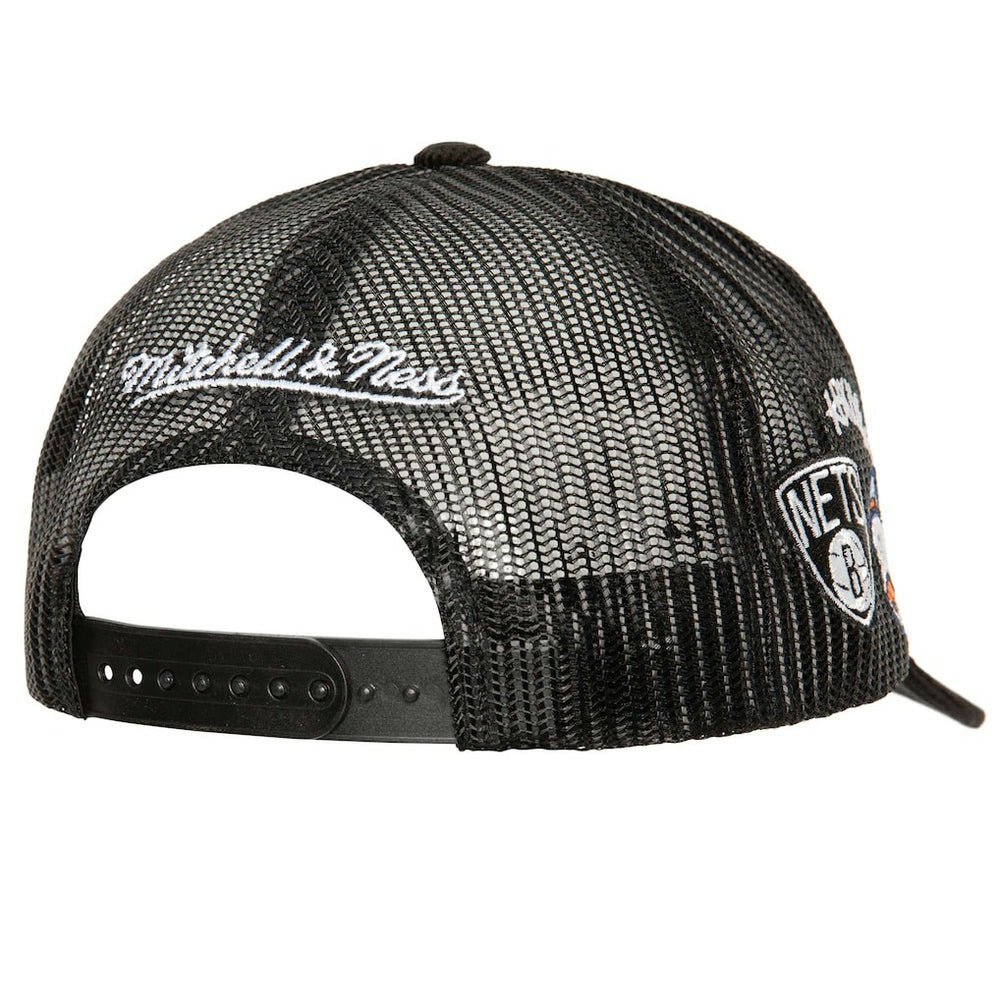 Brooklyn Nets Times Up Classic Script Cord Trucker Hat - Black on sale
