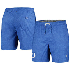 Indianapolis Colts Naples Layered Leaves Swim Trunks - Royal online