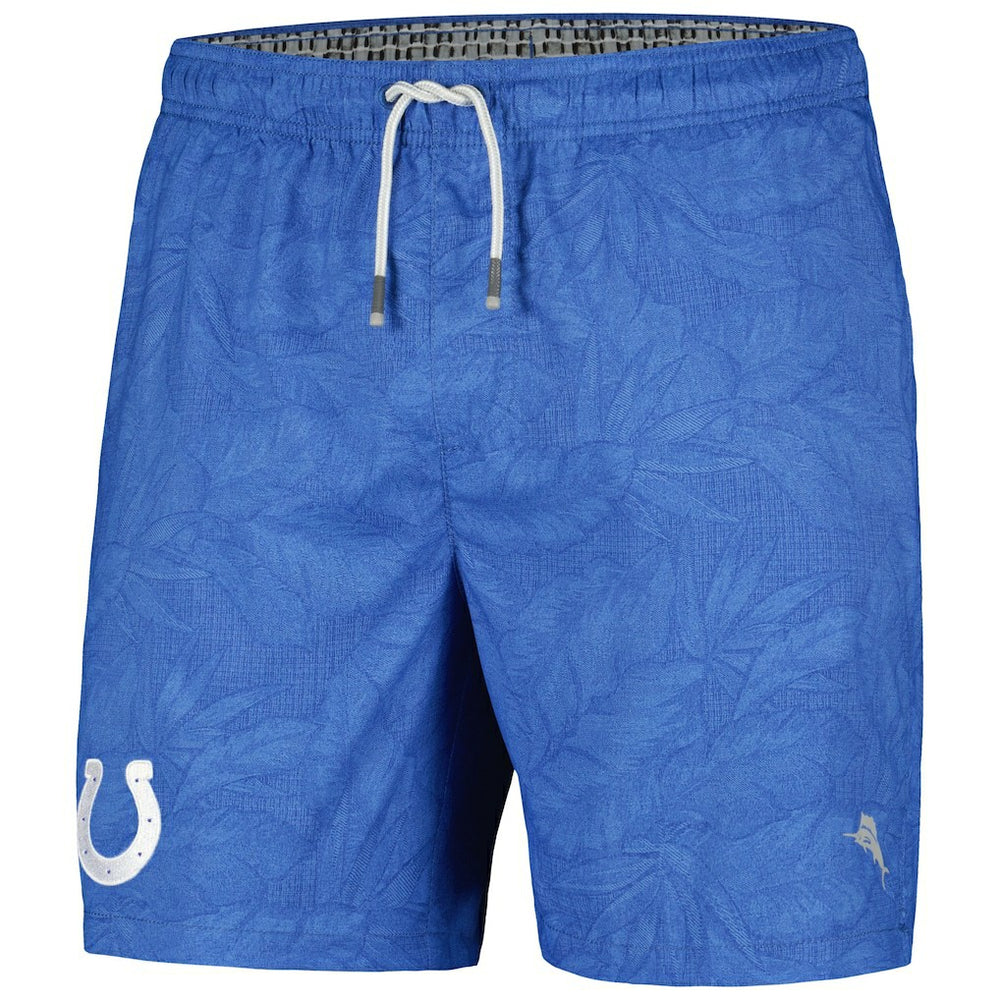 Indianapolis Colts Naples Layered Leaves Swim Trunks - Royal online