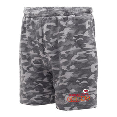 Kansas City Chiefs Concepts Sport Biscayne Camo Shorts - Charcoal sale
