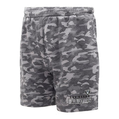 Las Vegas Raiders Concepts Sport Biscayne Camo Shorts - Charcoal online