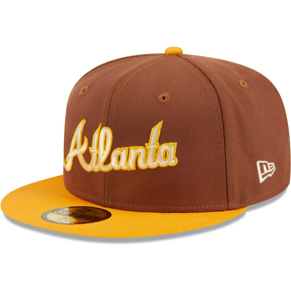 Atlanta Braves Tiramisu  59FIFTY Fitted Hat Brown