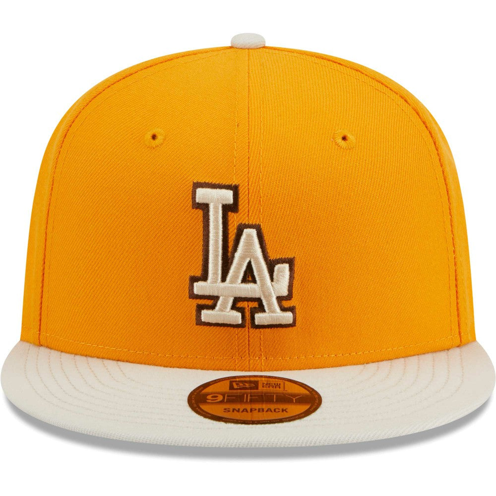 Los Angeles Dodgers Tiramisu  9FIFTY Snapback Hat Gold