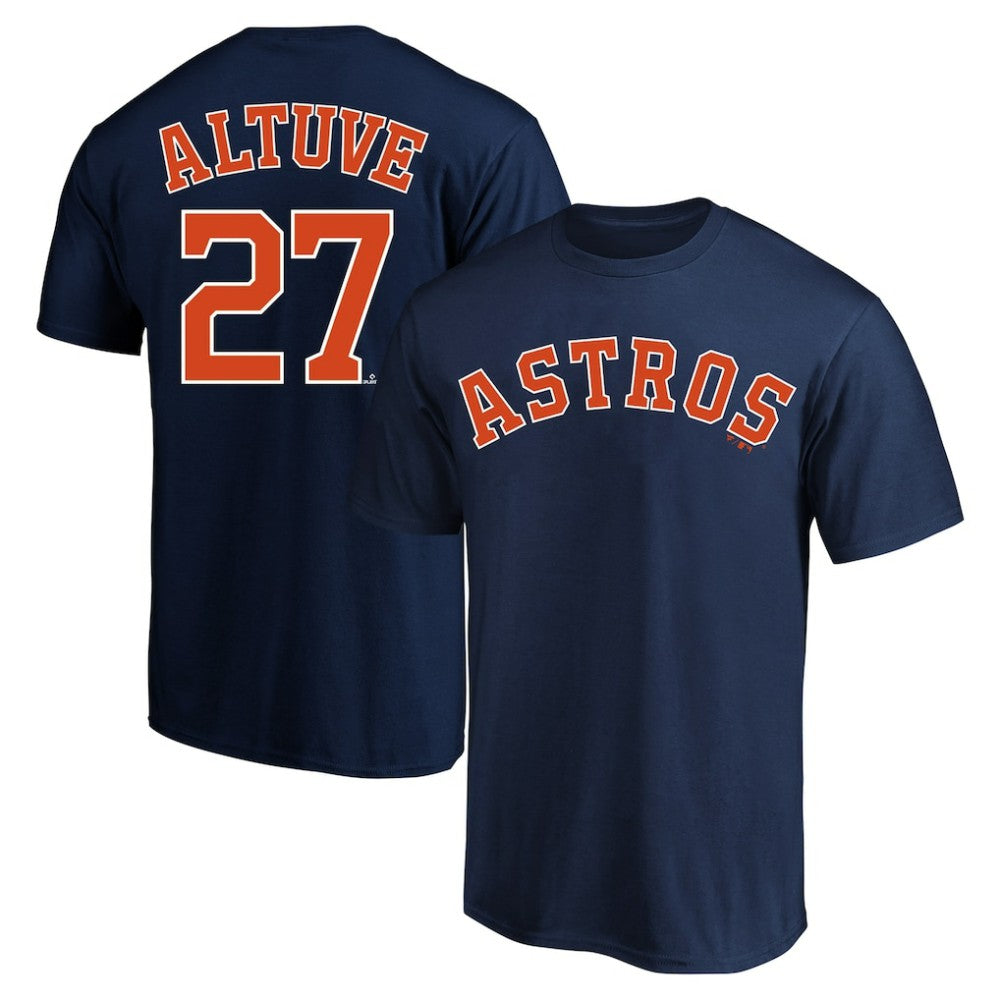 Jose Altuve Houston Astros Big & Tall Name & Number T-Shirt Navy