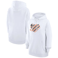 Philadelphia Flyers G-III 4Her by Carl Banks Women's Heart Pullover Hoodie - White Hoodies