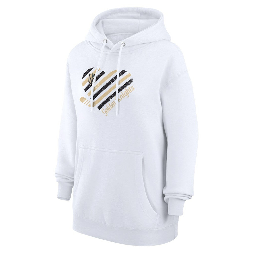 Vegas Golden Knights G-III 4Her by Carl Banks Women's Heart Pullover Hoodie - White Hoodies