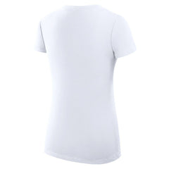 Colorado Avalanche G-III 4Her by Carl Banks Women's Super-Slim Fit Lightweight Heart V-Neck T-Shirt - White T-shirts