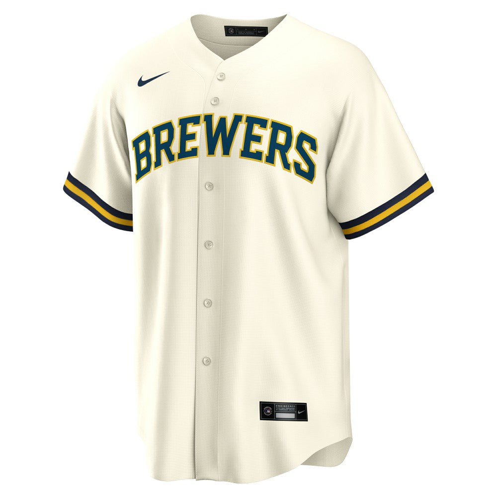 Sal Frelick Milwaukee Brewers Home Replica Player Jersey Cream