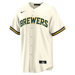 Sal Frelick Milwaukee Brewers Home Replica Player Jersey Cream