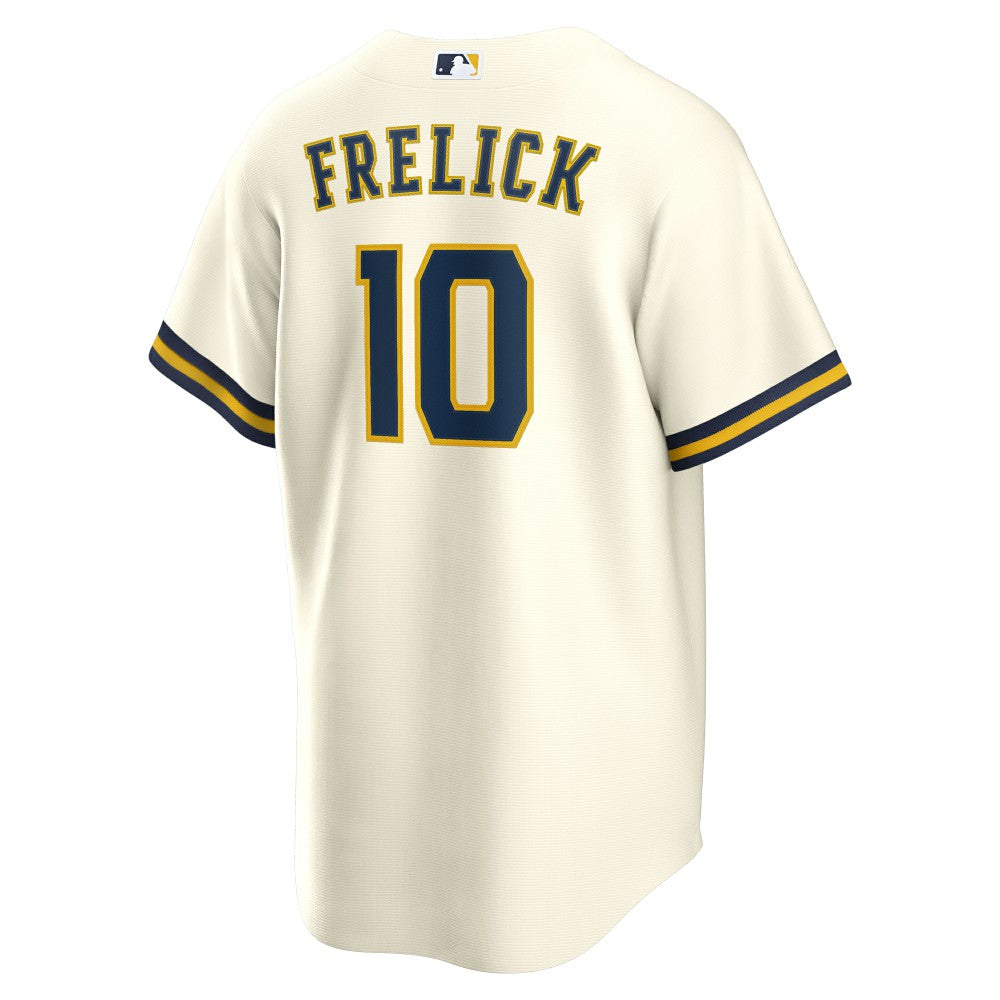 Sal Frelick Milwaukee Brewers Home Replica Player Jersey Cream