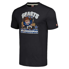 Dallas Cowboys Homage Unisex Monsters of the Gridiron Halloween Tri-Blend T-Shirt - Charcoal discount