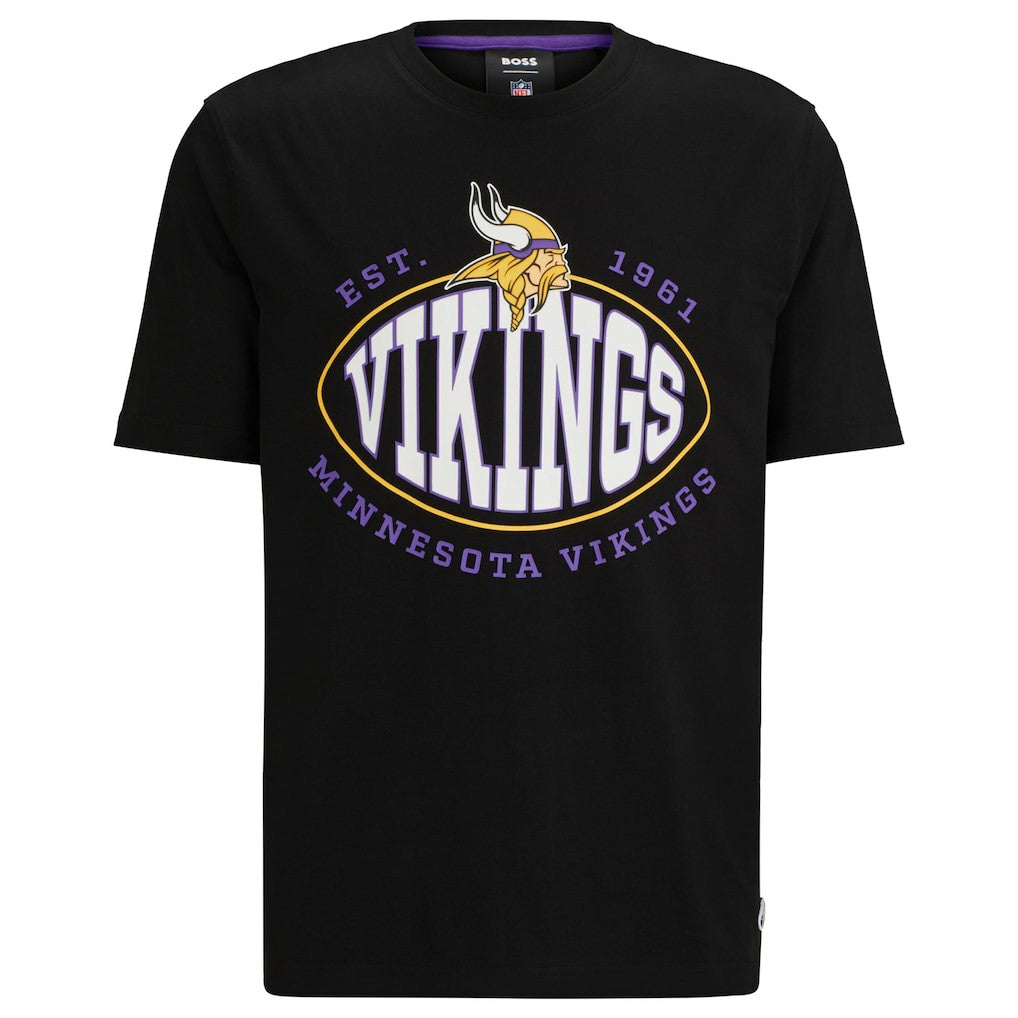 Minnesota Vikings BOSS X NFL Trap T-Shirt - Black online