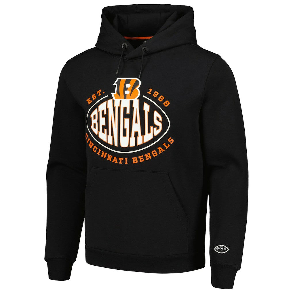 Cincinnati Bengals BOSS X NFL Touchback Pullover Hoodie - Black on sale