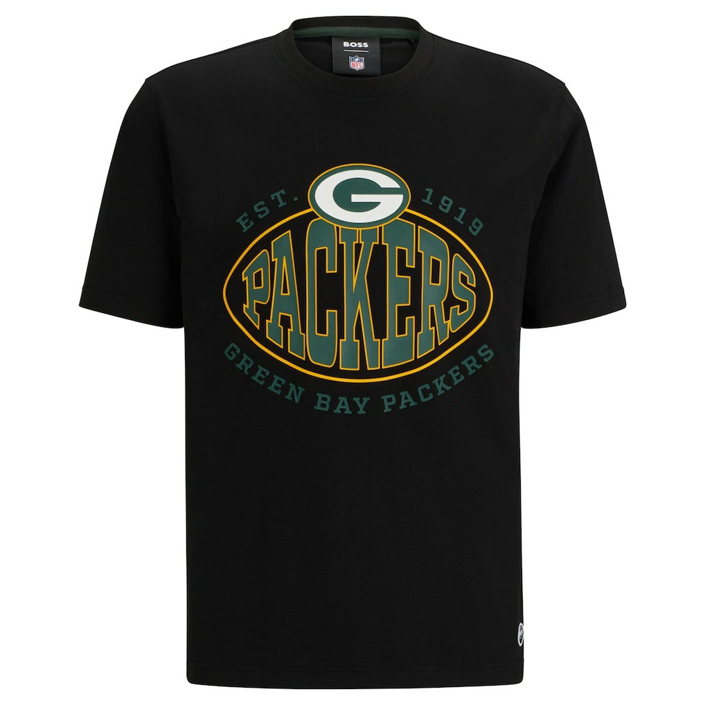 Green Bay Packers BOSS X NFL Trap T-Shirt - Black online