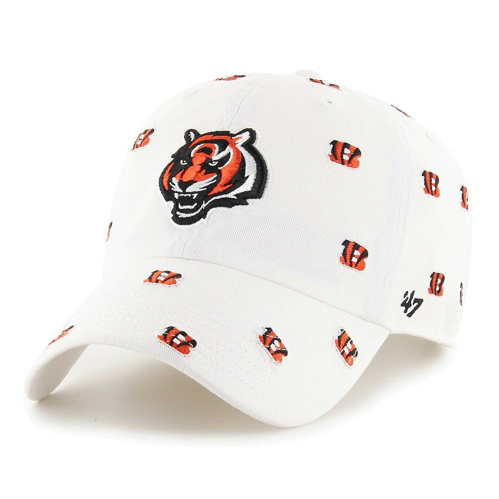 Cincinnati Bengals '47 Confetti Clean Up Adjustable Hat - White cheap