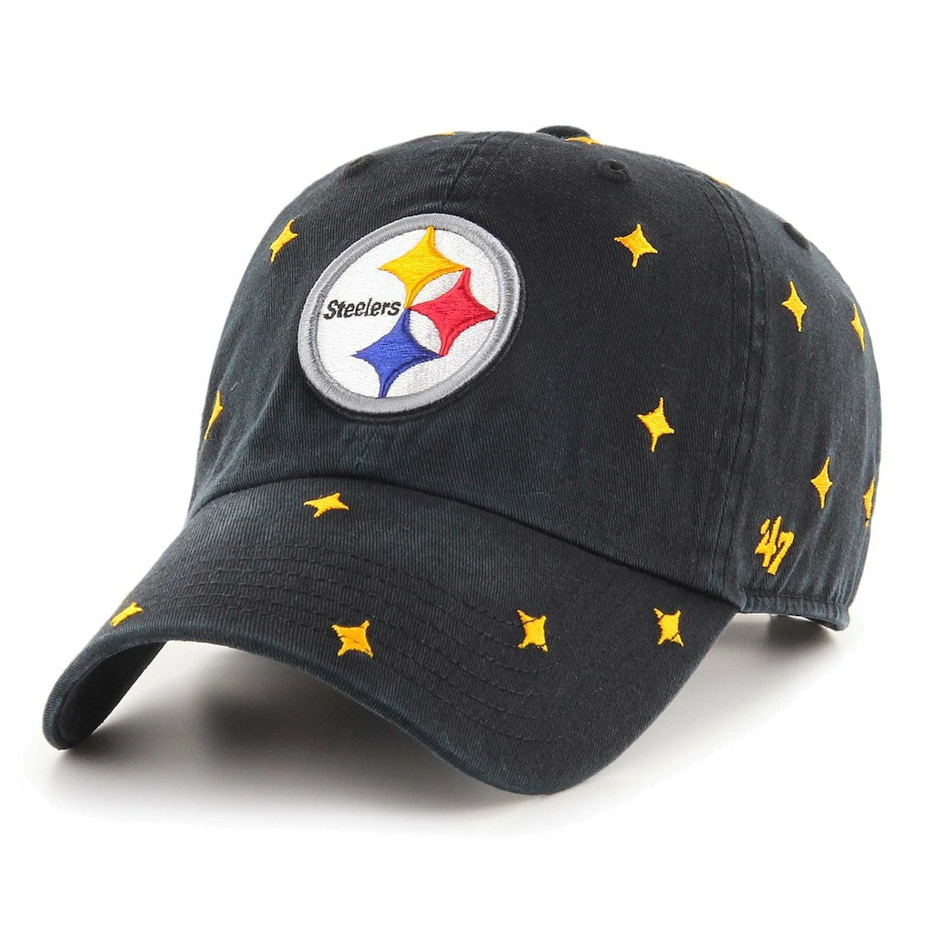 Pittsburgh Steelers '47 Confetti Clean Up Adjustable Hat - Black for sale