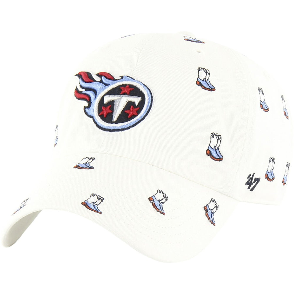 Tennessee Titans '47 Confetti Clean Up Adjustable Hat - White cheap