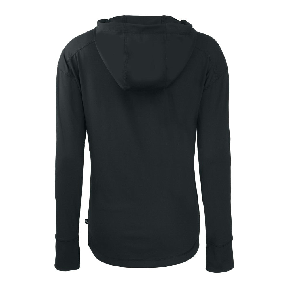 Cincinnati Reds Cutter & Buck Women's Daybreak Eco Recycled Full-Zip Hoodie Black
