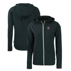 Chicago Cubs Cutter & Buck Women's Daybreak Eco Recycled Full-Zip Hoodie Navy