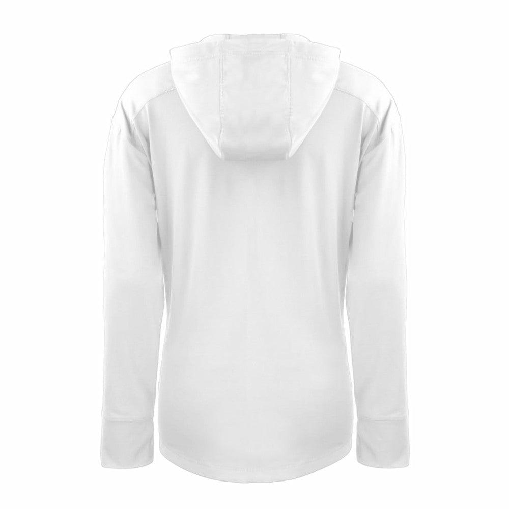 Pittsburgh Pirates Cutter & Buck Women's Daybreak Eco Recycled Half-Zip Hoodie White