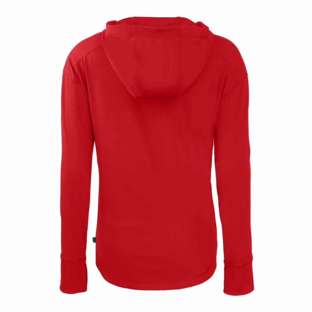 Boston Red Sox Cutter & Buck Women's Daybreak Eco Recycled Full-Zip Hoodie Red