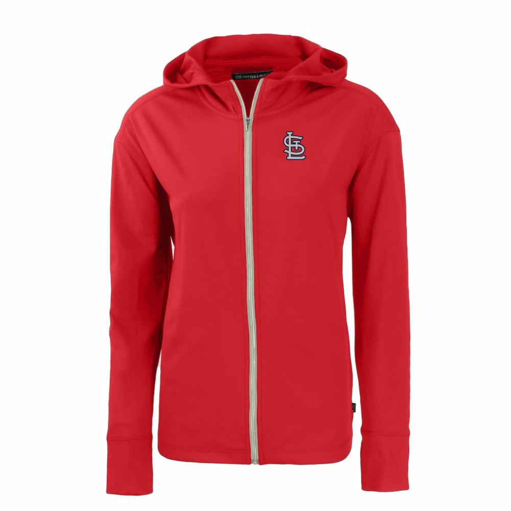 St. Louis Cardinals Cutter & Buck Women's Daybreak Eco Recycled Full-Zip Hoodie Red
