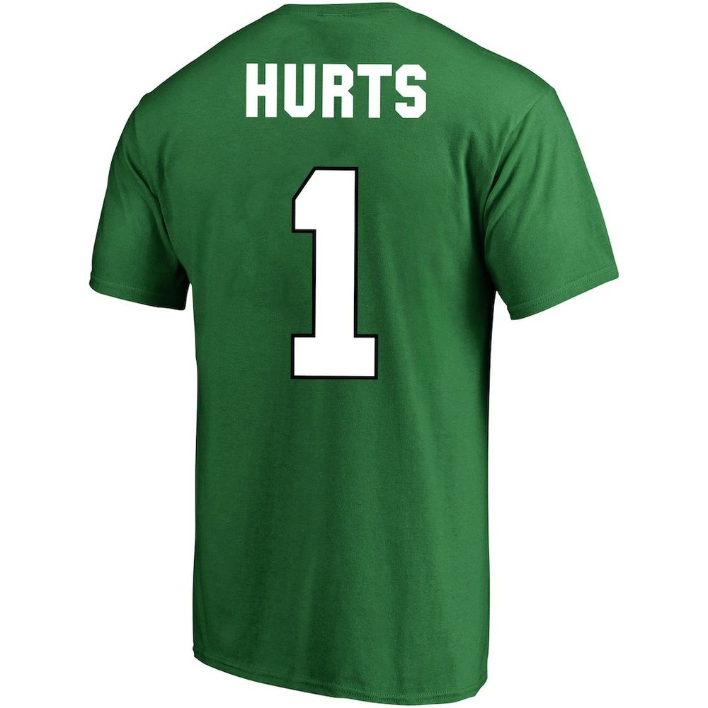 Jalen Hurts Philadelphia Eagles Big & Tall Player Name & Number T-Shirt - Kelly Green online