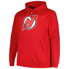 Jack Hughes New Jersey Devils Profile Big & Tall Name & Number Pullover Hoodie - Red Jerseys