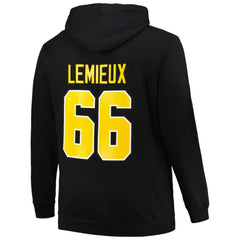 Mario Lemieux Pittsburgh Penguins Mitchell & Ness Name & Number Pullover Hoodie - Black Hoodies