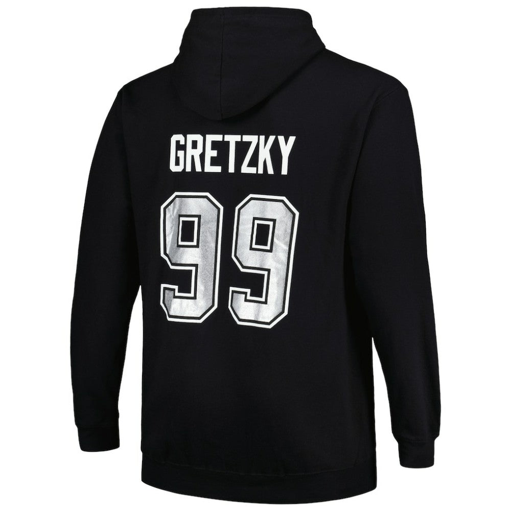 Wayne Gretzky Los Angeles Kings Mitchell & Ness Name & Number Pullover Hoodie - Black Hoodies