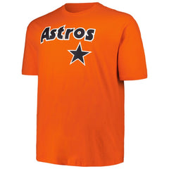 Craig Biggio Houston Astros Profile Big & Tall Cooperstown Collection Player Name & Number T-Shirt Orange